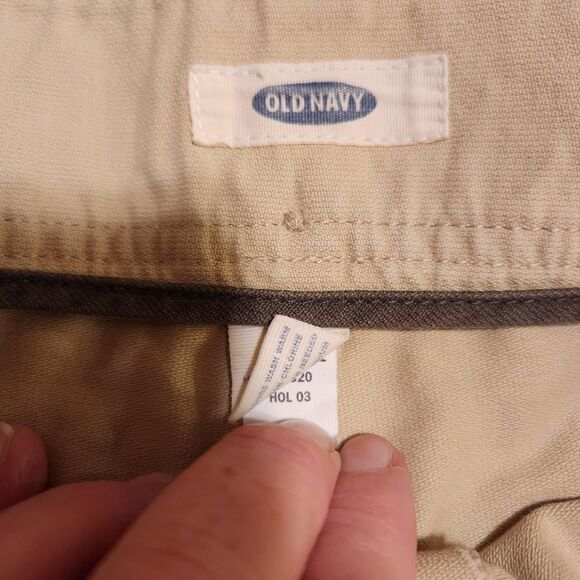 Vintage Y2k early 2000s Old Navy tan low rise preppy cargo mini skirt Size 14 - Picture 4 of 5